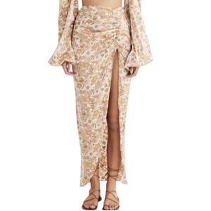 Revolve x Rumer Floral Paloma Maxi Skirt XXS New with Tag